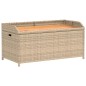 vidaXL Banco con almacenaje acacia ratán PE beige mezcla 100x50x52 cm vidaXL Banco con almacenaje acacia ratán PE beige mezcla 100x50x52 cm