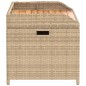 vidaXL Banco con almacenaje acacia ratán PE beige mezcla 100x50x52 cm vidaXL Banco con almacenaje acacia ratán PE beige mezcla 100x50x52 cm
