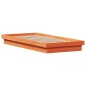 vidaXL Estructura de cama LED madera maciza pino marrón cera 90x190 cm vidaXL Estructura de cama LED madera maciza pino marrón cera 90x190 cm