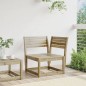vidaXL Sofá esquinero de jardín madera de pino impregnada 73x73x78 cm vidaXL Sofá esquinero de jardín madera de pino impregnada 73x73x78 cm
