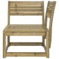 vidaXL Sofá esquinero de jardín madera de pino impregnada 73x73x78 cm vidaXL Sofá esquinero de jardín madera de pino impregnada 73x73x78 cm