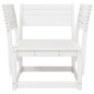 vidaXL Silla de jardín madera madera maciza de pino blanco vidaXL Silla de jardín madera madera maciza de pino blanco