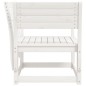 vidaXL Silla de jardín madera madera maciza de pino blanco vidaXL Silla de jardín madera madera maciza de pino blanco