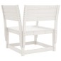 vidaXL Silla de jardín madera madera maciza de pino blanco vidaXL Silla de jardín madera madera maciza de pino blanco