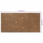 vidaXL Estera para colchón de fibra de coco 100x200 cm vidaXL Estera para colchón de fibra de coco 100x200 cm