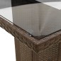 vidaXL Set comedor de jardín 7 pzas con cojines ratán sintético marrón vidaXL Set comedor de jardín 7 pzas con cojines ratán sintético marrón