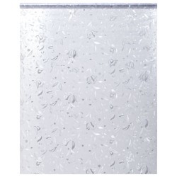 vidaXL Lámina de ventana esmerilada patrón de flores PVC 45x500 cm
