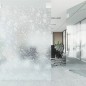 vidaXL Lámina de ventana esmerilada patrón de flores PVC 45x500 cm