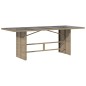 vidaXL Set comedor de jardín 9 pzas con cojines ratán sintético beige vidaXL Set comedor de jardín 9 pzas con cojines ratán sintético beige