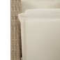 vidaXL Set comedor de jardín 9 pzas con cojines ratán sintético beige vidaXL Set comedor de jardín 9 pzas con cojines ratán sintético beige