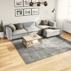 vidaXL Alfombra de pelo largo moderna verde 240x240 cm