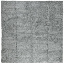vidaXL Alfombra de pelo largo moderna verde 240x240 cm