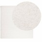 vidaXL Alfombra de pelo largo moderna crema 160x160 cm vidaXL Alfombra de pelo largo moderna crema 160x160 cm