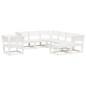 vidaXL Juego de muebles de jardín 8 piezas madera maciza de pino vidaXL Juego de muebles de jardín 8 piezas madera maciza de pino