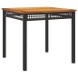 vidaXL Set de muebles jardín 5 pzas con cojines ratán sintético negro vidaXL Set de muebles jardín 5 pzas con cojines ratán sintético negro