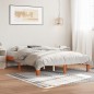 vidaXL Estructura de cama madera maciza pino marrón cera 120x190 cm vidaXL Estructura de cama madera maciza pino marrón cera 120x190 cm