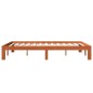 vidaXL Estructura de cama madera maciza pino marrón cera 120x190 cm vidaXL Estructura de cama madera maciza pino marrón cera 120x190 cm