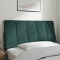 vidaXL Cabecero de cama acolchado terciopelo verde oscuro 100 cm vidaXL Cabecero de cama acolchado terciopelo verde oscuro 100 cm