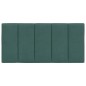 vidaXL Cabecero de cama acolchado terciopelo verde oscuro 100 cm vidaXL Cabecero de cama acolchado terciopelo verde oscuro 100 cm