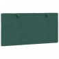 vidaXL Cabecero de cama acolchado terciopelo verde oscuro 100 cm vidaXL Cabecero de cama acolchado terciopelo verde oscuro 100 cm