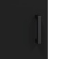 vidaXL Aparador de madera contrachapada negro 34,5x34x180 cm vidaXL Aparador de madera contrachapada negro 34,5x34x180 cm