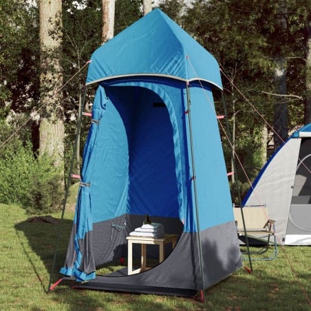 vidaXL Tienda de privacidad tafetán 190T azul 121x121x225 cm