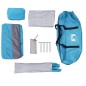 vidaXL Tienda de privacidad tafetán 190T azul 121x121x225 cm
