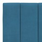 vidaXL Cabecero de cama acolchado terciopelo azul 160 cm
