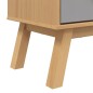 vidaXL Estantería de 4 niveles OLDEN madera maciza pino marrón y gris vidaXL Estantería de 4 niveles OLDEN madera maciza pino marrón y gris