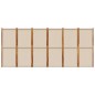 vidaXL Biombo divisor de 6 paneles gris taupe 420x180 cm vidaXL Biombo divisor de 6 paneles gris taupe 420x180 cm