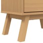vidaXL Zapatero OLDEN madera maciza de pino marrón 55x35x120 cm vidaXL Zapatero OLDEN madera maciza de pino marrón 55x35x120 cm