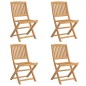 vidaXL Sillas de jardín plegables 4 uds madera acacia 57x49x90 cm vidaXL Sillas de jardín plegables 4 uds madera acacia 57x49x90 cm