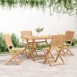 vidaXL Sillas de jardín plegables 4 uds madera acacia 57x49x90 cm vidaXL Sillas de jardín plegables 4 uds madera acacia 57x49x90 cm