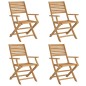vidaXL Sillas de jardín plegables 4 uds madera acacia 54,5x61,5x86,5cm vidaXL Sillas de jardín plegables 4 uds madera acacia 54,5x61,5x86,5cm