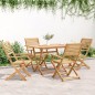 vidaXL Sillas de jardín plegables 4 uds madera acacia 54,5x61,5x86,5cm vidaXL Sillas de jardín plegables 4 uds madera acacia 54,5x61,5x86,5cm