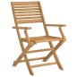 vidaXL Sillas de jardín plegables 4 uds madera acacia 54,5x61,5x86,5cm vidaXL Sillas de jardín plegables 4 uds madera acacia 54,5x61,5x86,5cm