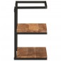 vidaXL Estante de pared madera maciza de acacia y hierro 40x30x50 cm vidaXL Estante de pared madera maciza de acacia y hierro 40x30x50 cm