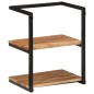 vidaXL Estante de pared madera maciza de acacia y hierro 40x30x50 cm vidaXL Estante de pared madera maciza de acacia y hierro 40x30x50 cm