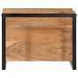 vidaXL Estante de pared madera maciza de acacia y hierro 40x30x50 cm vidaXL Estante de pared madera maciza de acacia y hierro 40x30x50 cm