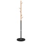 vidaXL Perchero de hierro con recubrimiento en polvo negro 172 cm vidaXL Perchero de hierro con recubrimiento en polvo negro 172 cm