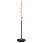vidaXL Perchero de hierro con recubrimiento en polvo negro 172 cm vidaXL Perchero de hierro con recubrimiento en polvo negro 172 cm