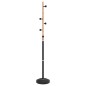 vidaXL Perchero de hierro con recubrimiento en polvo negro 177 cm vidaXL Perchero de hierro con recubrimiento en polvo negro 177 cm