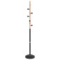 vidaXL Perchero de hierro con recubrimiento en polvo negro 177 cm vidaXL Perchero de hierro con recubrimiento en polvo negro 177 cm