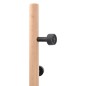 vidaXL Perchero de hierro con recubrimiento en polvo negro 177 cm vidaXL Perchero de hierro con recubrimiento en polvo negro 177 cm