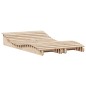 vidaXL Tumbonas de madera maciza de pino 2 unidades 205x60x31,5 cm vidaXL Tumbonas de madera maciza de pino 2 unidades 205x60x31,5 cm