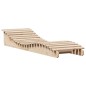 vidaXL Tumbonas de madera maciza de pino 2 unidades 205x60x31,5 cm vidaXL Tumbonas de madera maciza de pino 2 unidades 205x60x31,5 cm