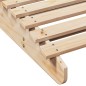 vidaXL Tumbonas de madera maciza de pino 2 unidades 205x60x31,5 cm vidaXL Tumbonas de madera maciza de pino 2 unidades 205x60x31,5 cm