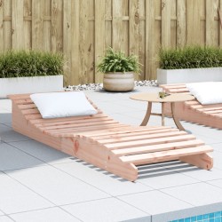 vidaXL Tumbona de madera maciza Douglas 205x60x31,5 cm