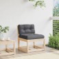 vidaXL Sofá de jardín con cojines madera maciza de pino vidaXL Sofá de jardín con cojines madera maciza de pino