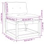 vidaXL Sofás de jardín con cojines 2 uds madera maciza abeto Douglas vidaXL Sofás de jardín con cojines 2 uds madera maciza abeto Douglas